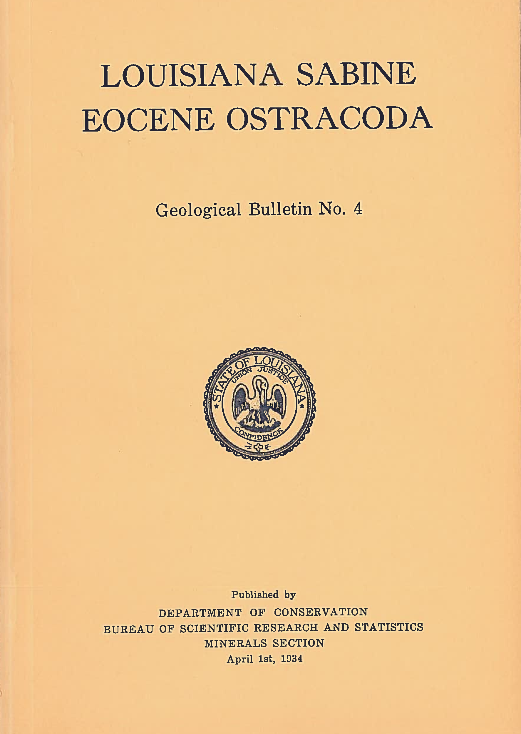 Louisiana Sabine Eocene Ostracoda Louisiana Sabine Eocene Ostracoda