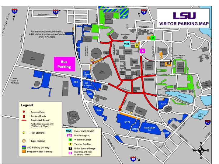 Visitor Parking Map